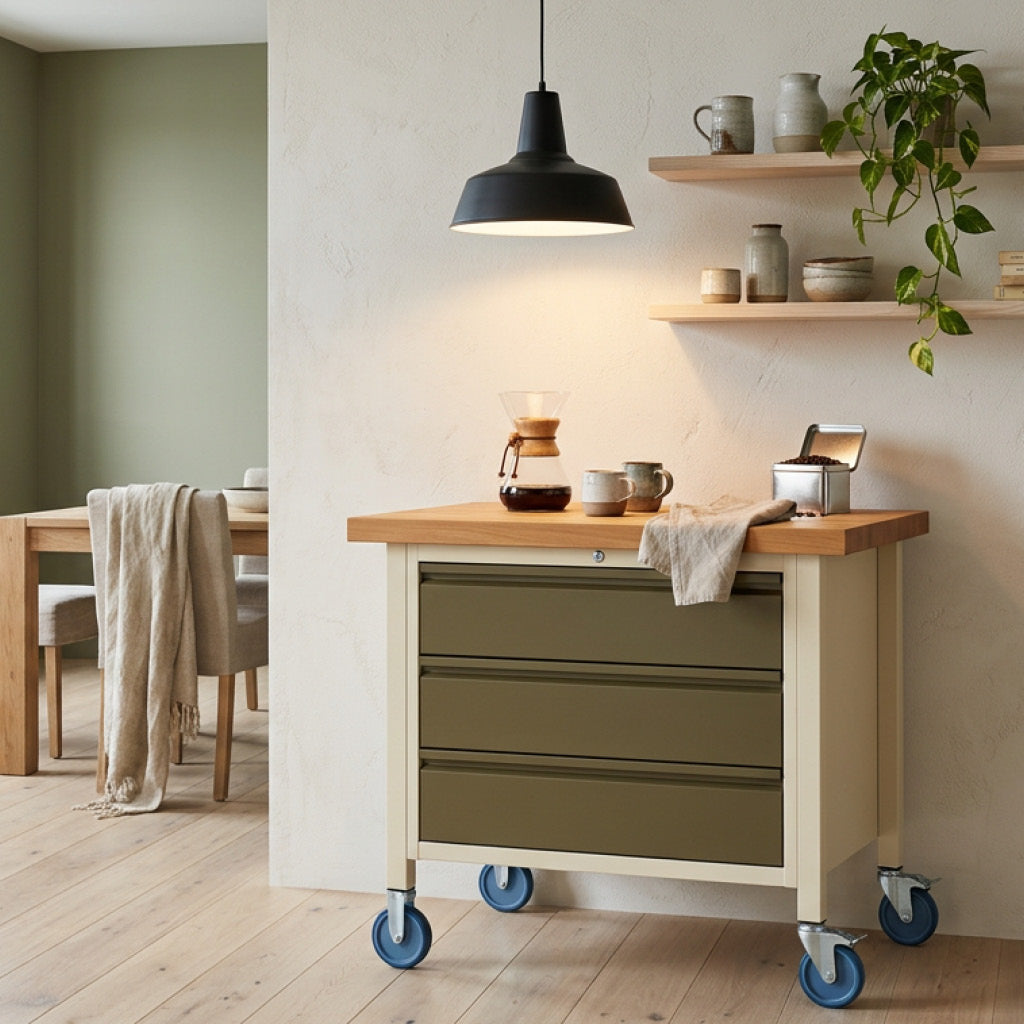 #farbe_creme/dirty green - RAL1015 hellelfenbein/RAL 7008 khakigrau