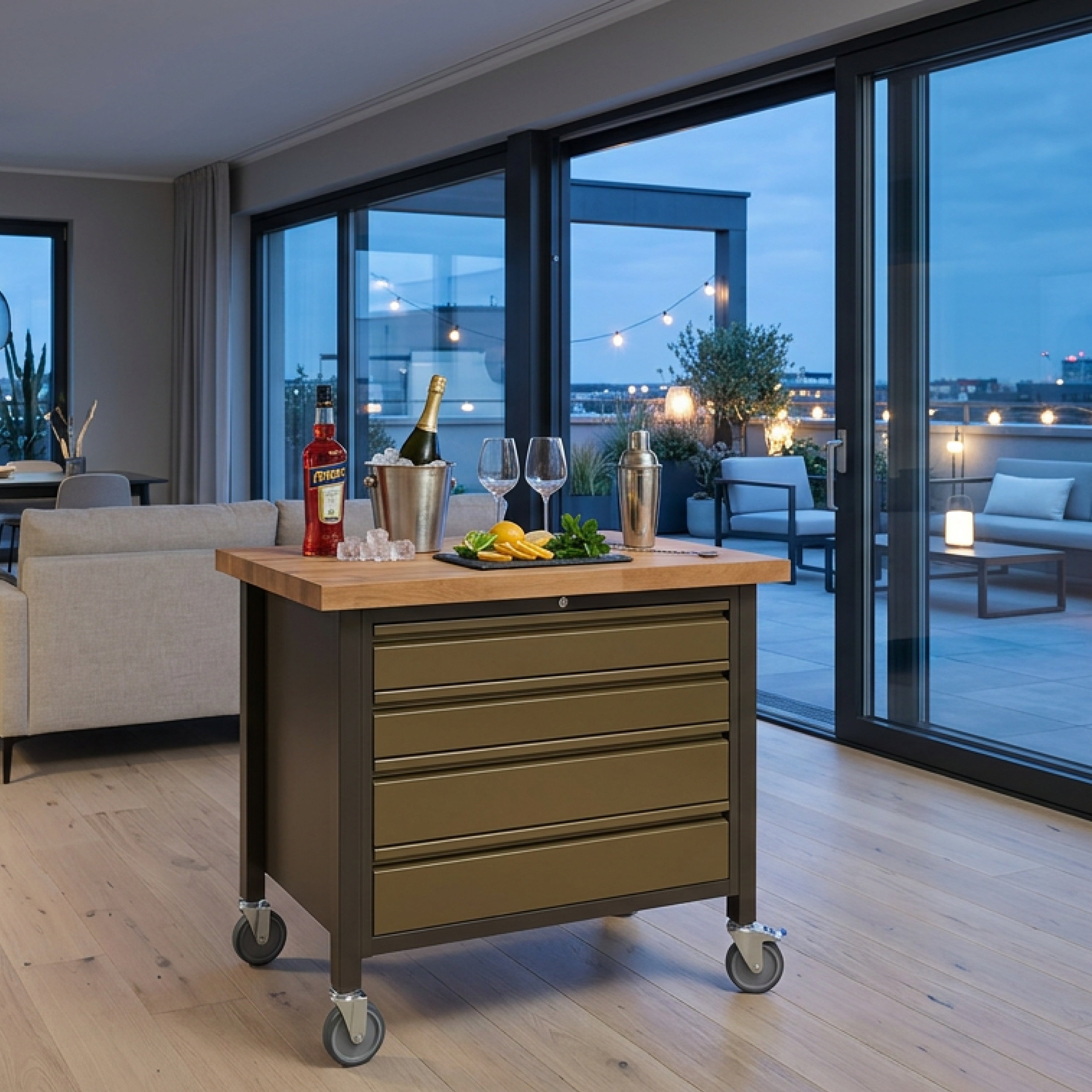 #farbe_dirty black/dirty green - RAL8019 graubraun/RAL 7008 khakigrau