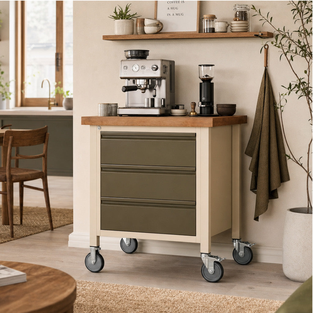 #farbe_creme/dirty green - RAL1015 hellelfenbein/RAL 7008 khakigrau
