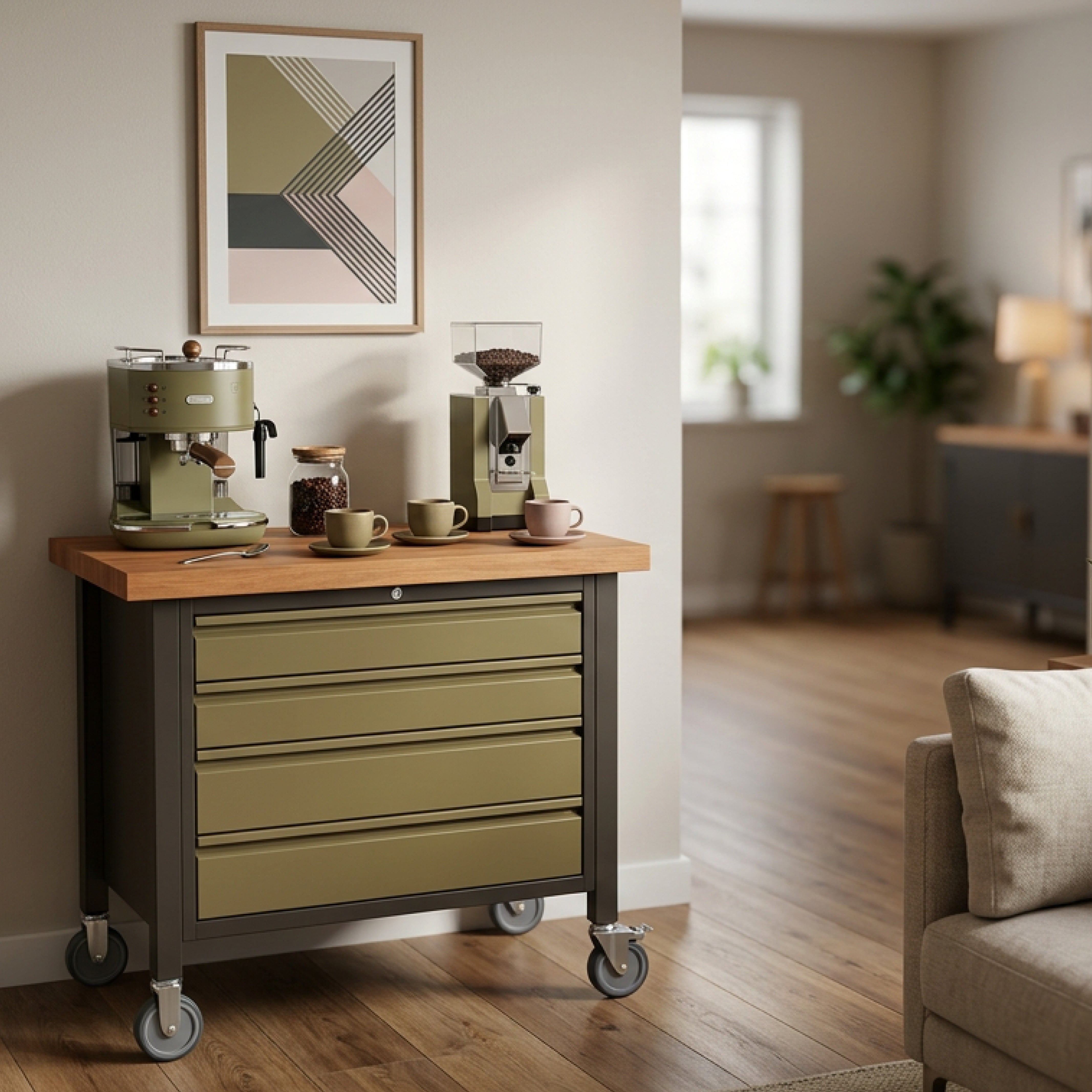 #farbe_dirty black/dirty green - RAL8019 graubraun/RAL 7008 khakigrau